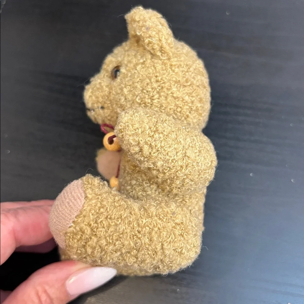 Vintage Collectible Adorable small tan Teddy Bear with moveable limbs. - Picture 6 of 14